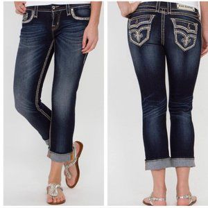 Rock Revival Ciel Easy Capri Jeans Women's Size 27